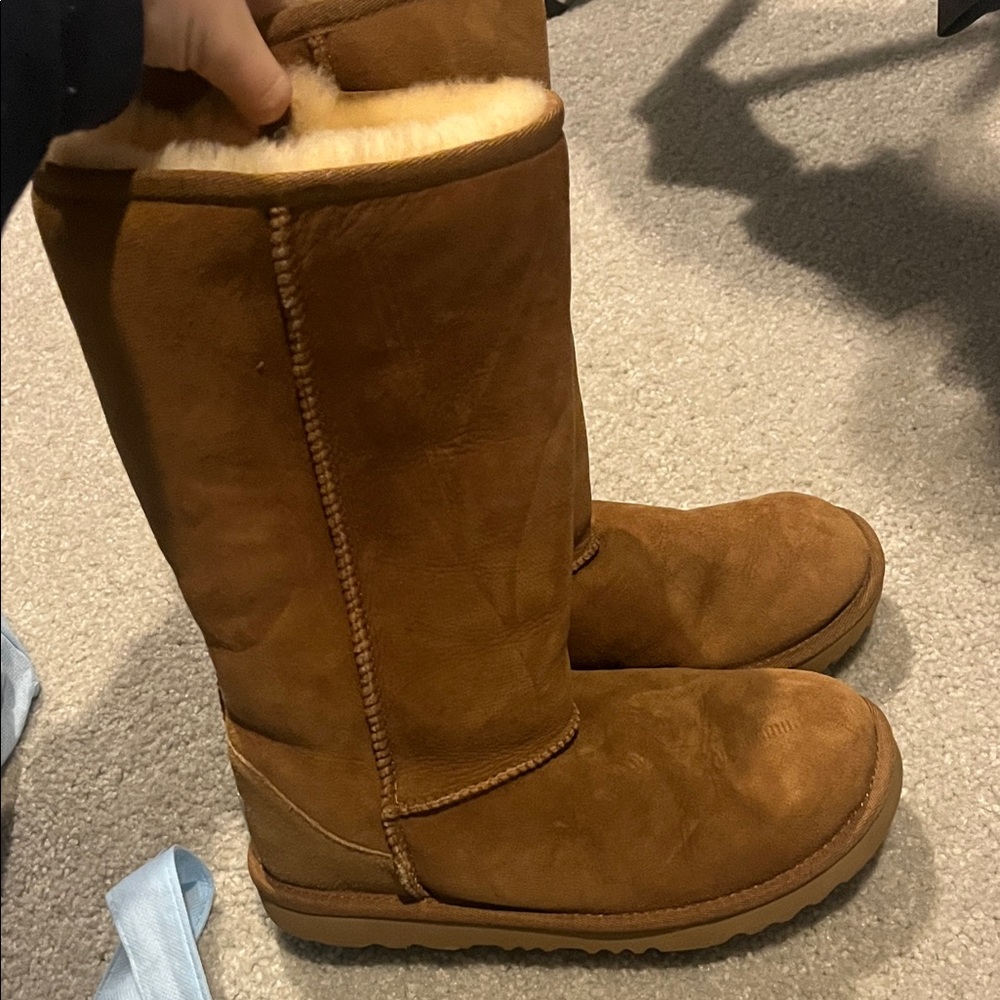 UGG Brown Women's Shearling Lined Boots